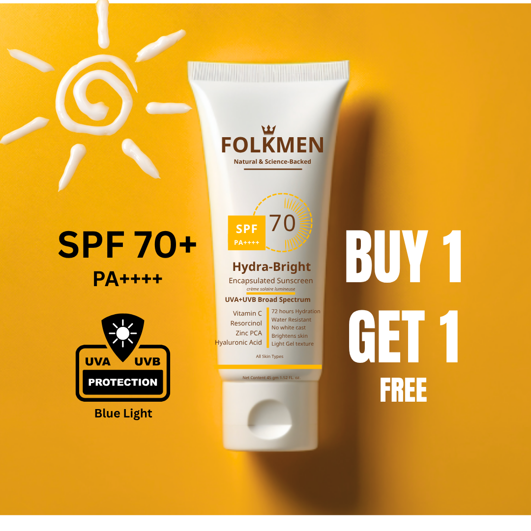 Monsoon SALE B1G1 FolkMen Sunscreen SPF 70